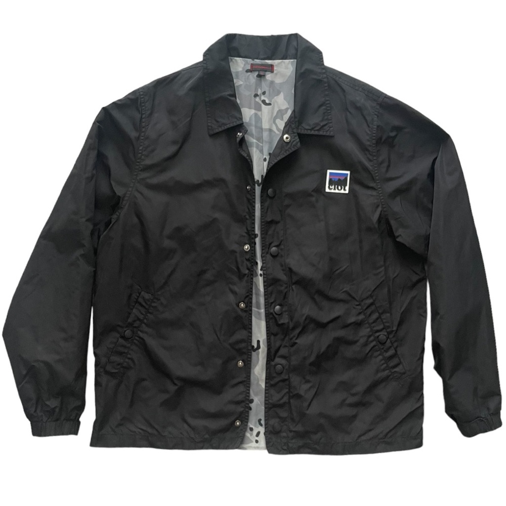 Clot Apparel x Patagonia Jacket Button Camo Lining Black Rare Men’s Size Large